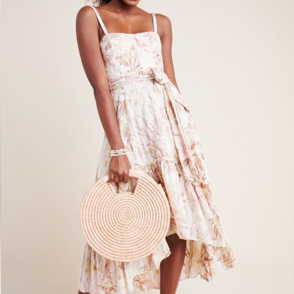 Anthropologie Adriana Strapless Dress Size 0